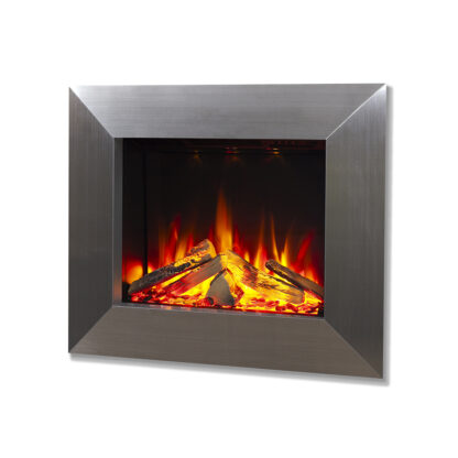 Celsi Ultiflame VR Impulse 1.6kw Electric Fire - Satin Silver - Image 2