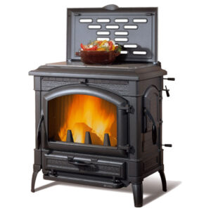 La Nordica Isotta Con Cerchi Evo 11.9kw Wood Burning Stove With Hotplate