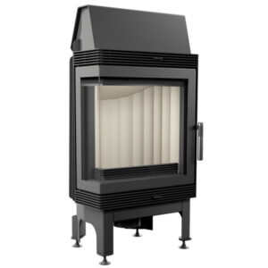 Kratki Blanka 8kw Inset Wood Burning Stove With Left Side Glass - BLANKA/L/BS