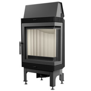 Kratki Blanka 8kw Inset Wood Burning Stove With Right Side Glass - BLANKA/P/BS