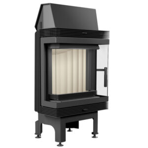 Kratki Blanka 8kw Inset Wood Burning Stove With Side Glass - BLANKA/LP/BS