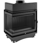 Kratki Maja 8kw Inset Wood Burning Stove With Left Connected Side Glass - MAJA/L/BS/150