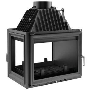 Kratki Zuzia 16kw Double Sided Inset Wood Burning Stove & Left Side Glass - ZUZIA/LT