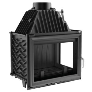 Kratki Zuzia 16kw Inset Wood Burning Stove With Right Side Glass - ZUZIA/P