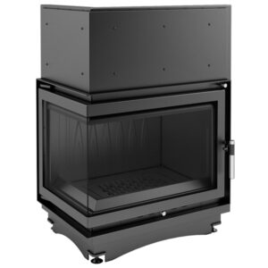 Kratki Zuzia 16kw Inset Wood Burning Stove With Left Connected Side Glass - ZUZIA/L/BS/150