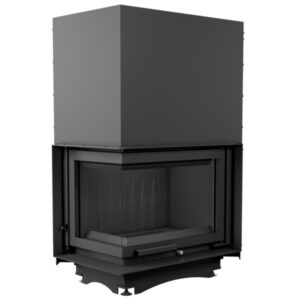 Kratki Maja 8kw Inset Wood Burning Stove With Left Side Glass & Guillotine Door - MAJA/L/BS/G