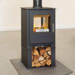 Mendip Loxton - 8kw Double Sided Multifuel Stove With Log Store