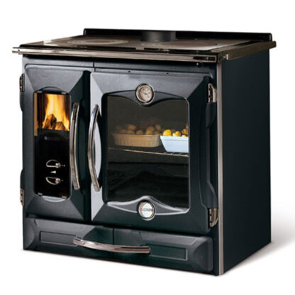 La Nordica Suprema 4.0 9.0kw Wood Burning Cooker - Anthracite Black - Image 2