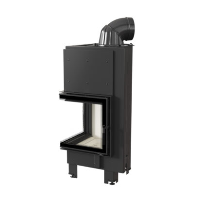 Kratki MBN 8kw Inset Wood Burning Stove With Left Connected Side Glass - MBN/L/BS - Image 2