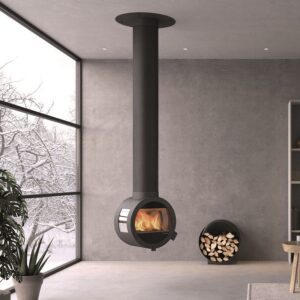 Nordpeis Me 5.8kw Wood Burning Stove With Side Glass
