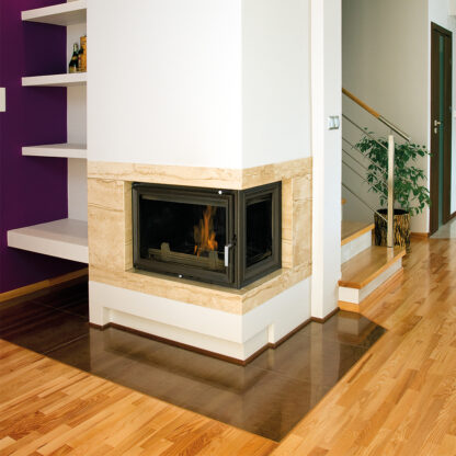 Kratki Oliwia 16kw Inset Wood Burning Stove With Right Side Glass - OLIWIA/P - Image 2