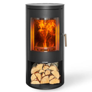 Opus Melody LS  - 5kw Wood Burning Stove With Log Store