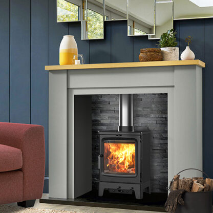 Saltfire Peanut 5 - 5kw Defra Wood Burning Stove - Image 2