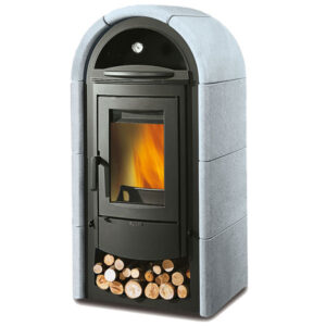 La Nordica Stefany Forno BII 10.6kw Wood Burning Stove - Natural Stone