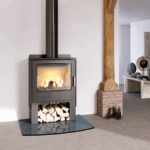 Mendip Woodland 5kw Defra DC Convection Multifuel Stove With Log Store