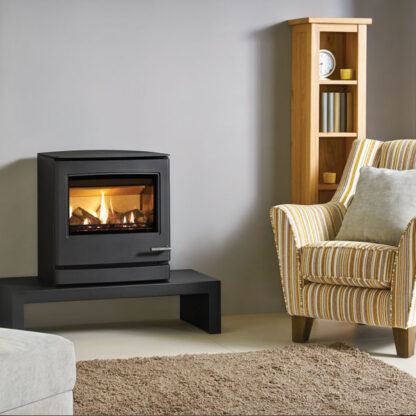 Yeoman CL8 5.6kw Natural Gas Stove With Rear Exit - For Balanced Flue - Image 2