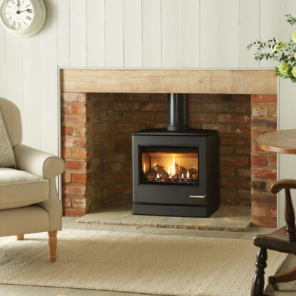 Yeoman CL8 5.6kw Natural Gas Stove With Top Exit - For Conventional Flue - Image 2