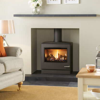 Yeoman CL8 5.6kw Natural Gas Stove With Top Exit - For Conventional Flue - Image 3