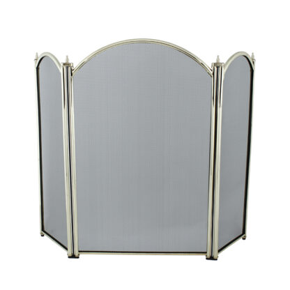 Dynasty Firescreen 3 Fold Height 29" - Brass Plated