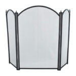 Dynasty Firescreen 3 Fold Height 29"  - Black