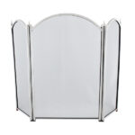 Dynasty Firescreen 3 Fold Height 29" - Pewter Plated