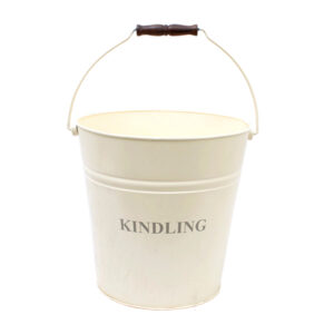 Large Ivory Kindling Bucket