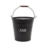 Large Black Ash Bucket & Lid