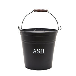 Large Black Ash Bucket & Lid