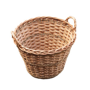 Buff Willow Log Basket