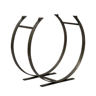Forged Log Rack - Black