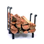 Birtley Log Rack - Black