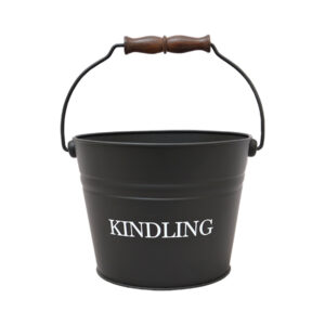 Small Kindling Bucket - Black