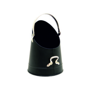Hereford Coal Bucket - Black & Nickel
