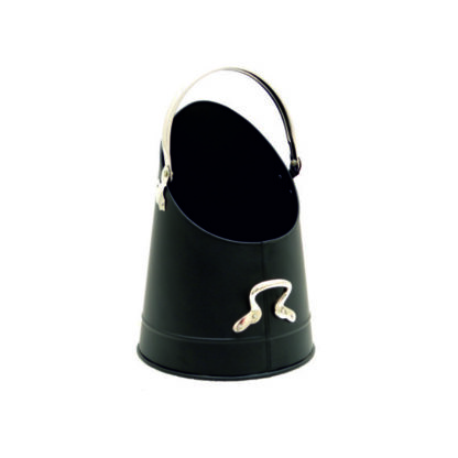 Hereford Coal Bucket - Black & Nickel