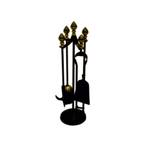 Acorn Black & Antique Companion Set