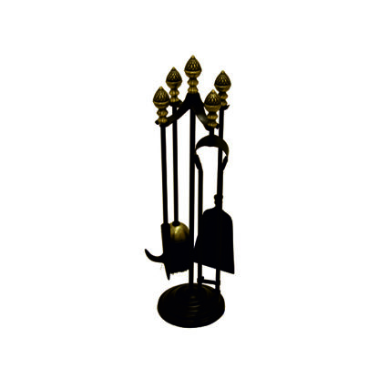 Acorn Black & Antique Companion Set
