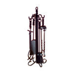 Rope Twist Black Companion Set