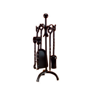 Rushton Black Companion Set