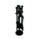 Modern Black Companion Set - Ball Top