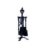 Fleur De Lys Black Companion Set