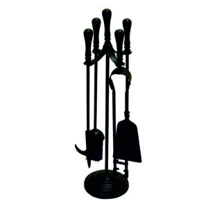 Traditonal Black Companion Set - 22"