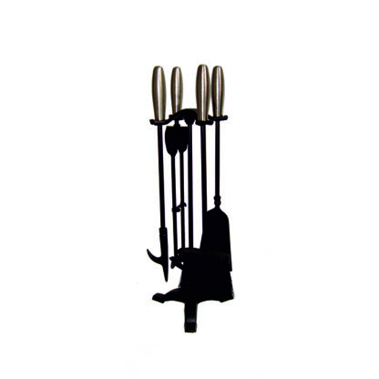 Eclipse Black & Pewter Companion Set