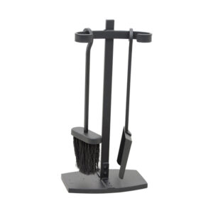 Hanging Hearth Tidy - Black