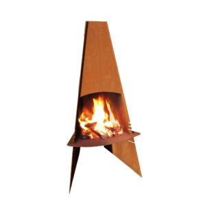 Aduro Outdoor Fireplace - Corton Steel