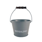 Small Kindling Bucket - Grey