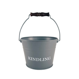 Small Kindling Bucket - Grey