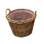 Wild Willow Small Log Basket With Lining