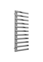 Reina Cavo Stainless Steel Vertical Towel Rail and Radiator - Brushed
