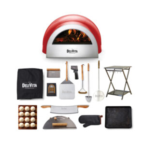 COMING SOON - Delivita Pizza Oven Chilli Red Deluxe Complete Collection