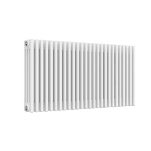 Reina Colona (4 columns) Designer Steel Traditional Horizontal Radiator - White